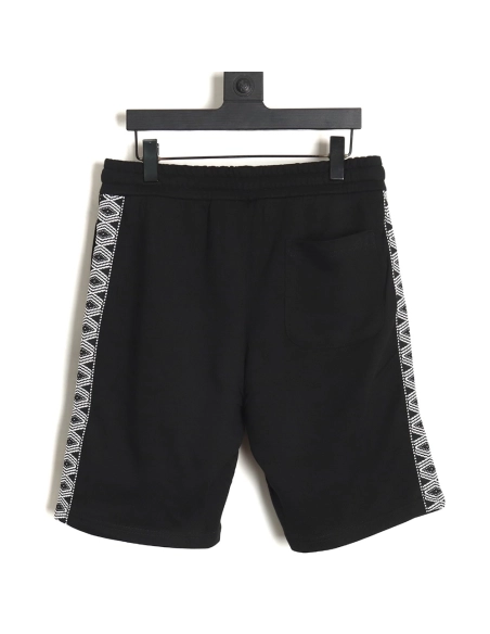 Loewe colorblock webbing logo embroidered shorts,Loewe