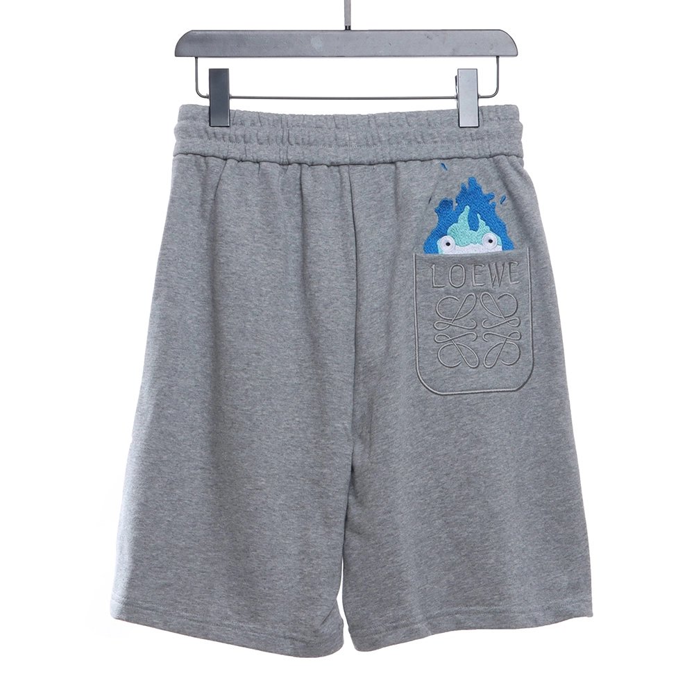 Loewe Blue Flame Pocket Shorts,Loewe