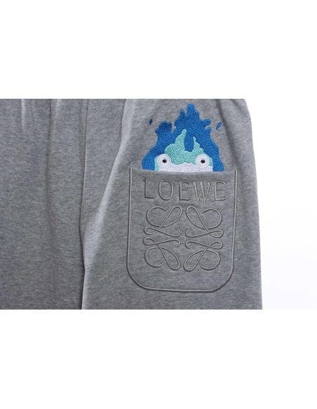 Loewe Blue Flame Pocket Shorts,Loewe