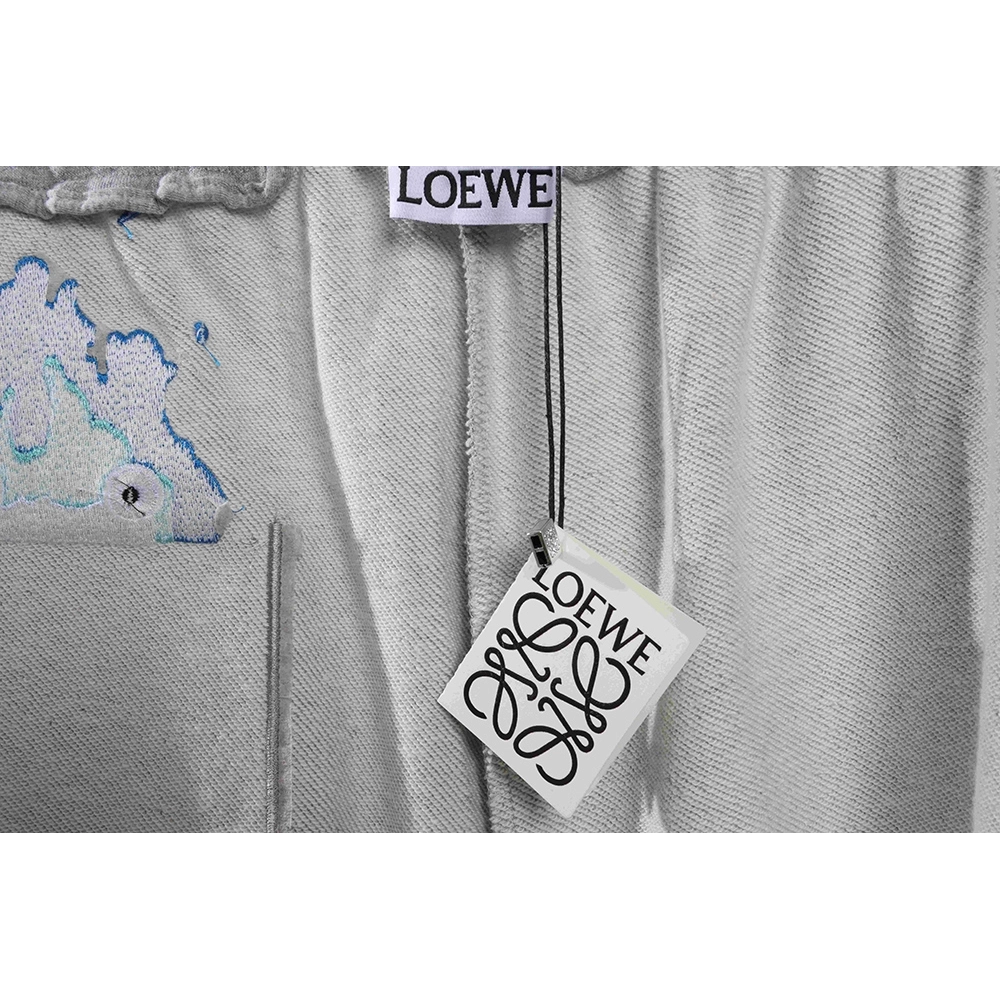 Loewe Blue Flame Pocket Shorts,Loewe