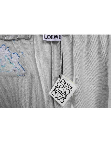 Loewe Blue Flame Pocket Shorts,Loewe
