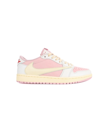 Travis Scott x Air Jordan 1 AJ1 Low TS Joint white powder hook low top DM7866-600,AIR JORDAN 1 LOW,Air Jordan