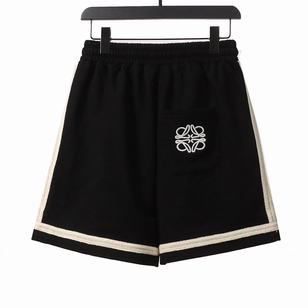 Loewe patchwork embroidery ribbon shorts,Loewe