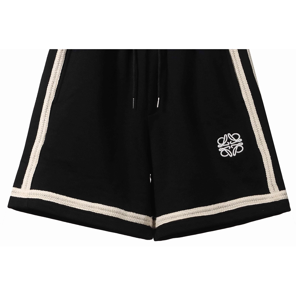 Loewe patchwork embroidery ribbon shorts,Loewe