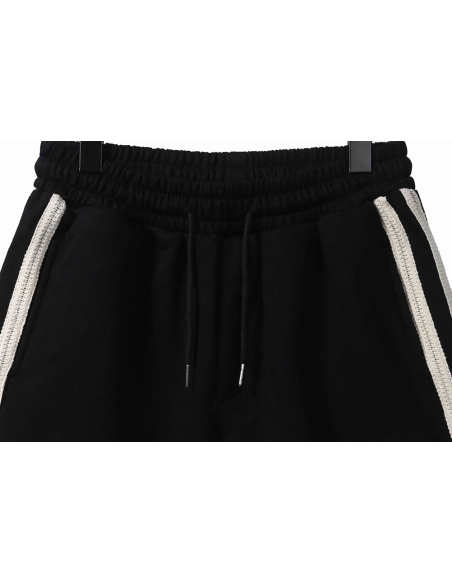 Loewe patchwork embroidery ribbon shorts,Loewe