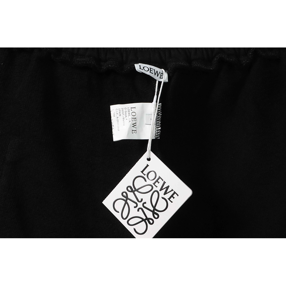 Loewe patchwork embroidery ribbon shorts,Loewe