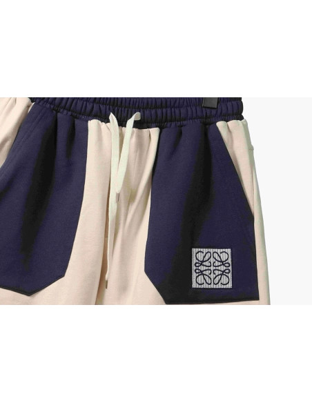 Loewe contrast color stitching shorts,Loewe