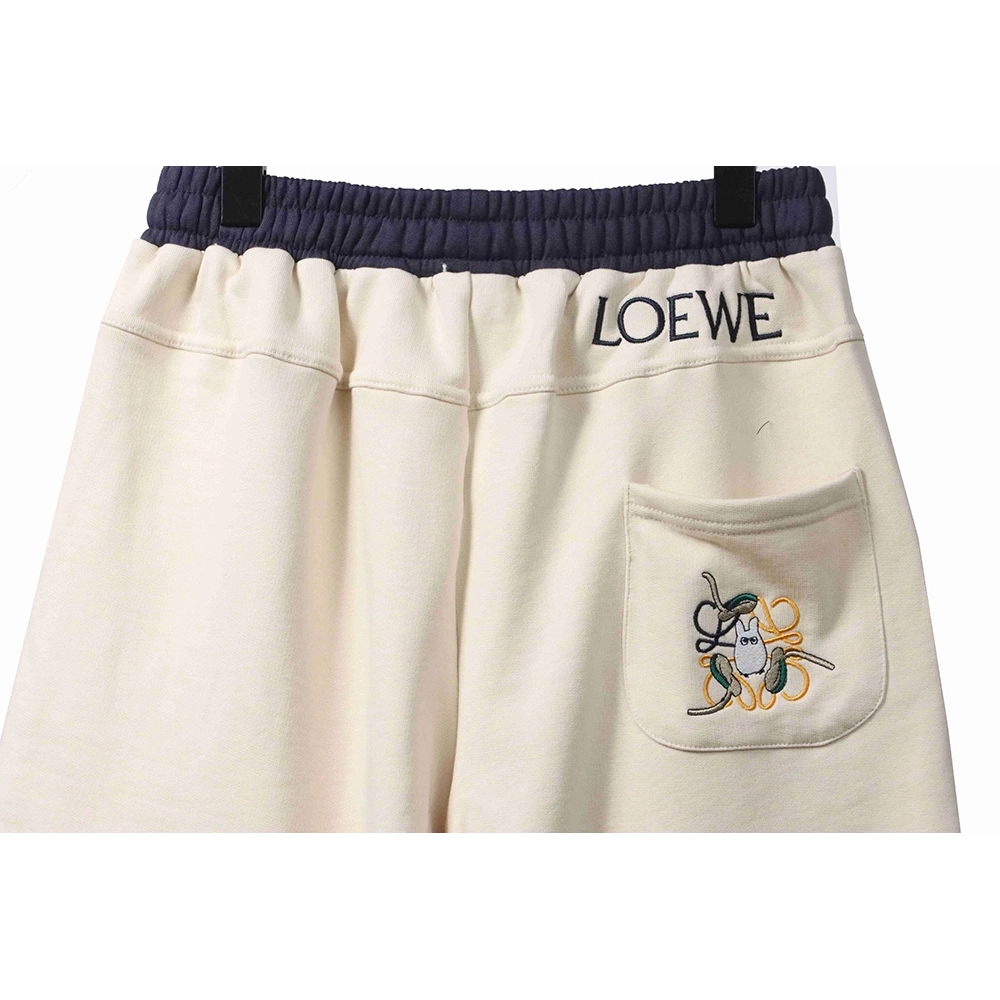 Loewe contrast color stitching shorts,Loewe
