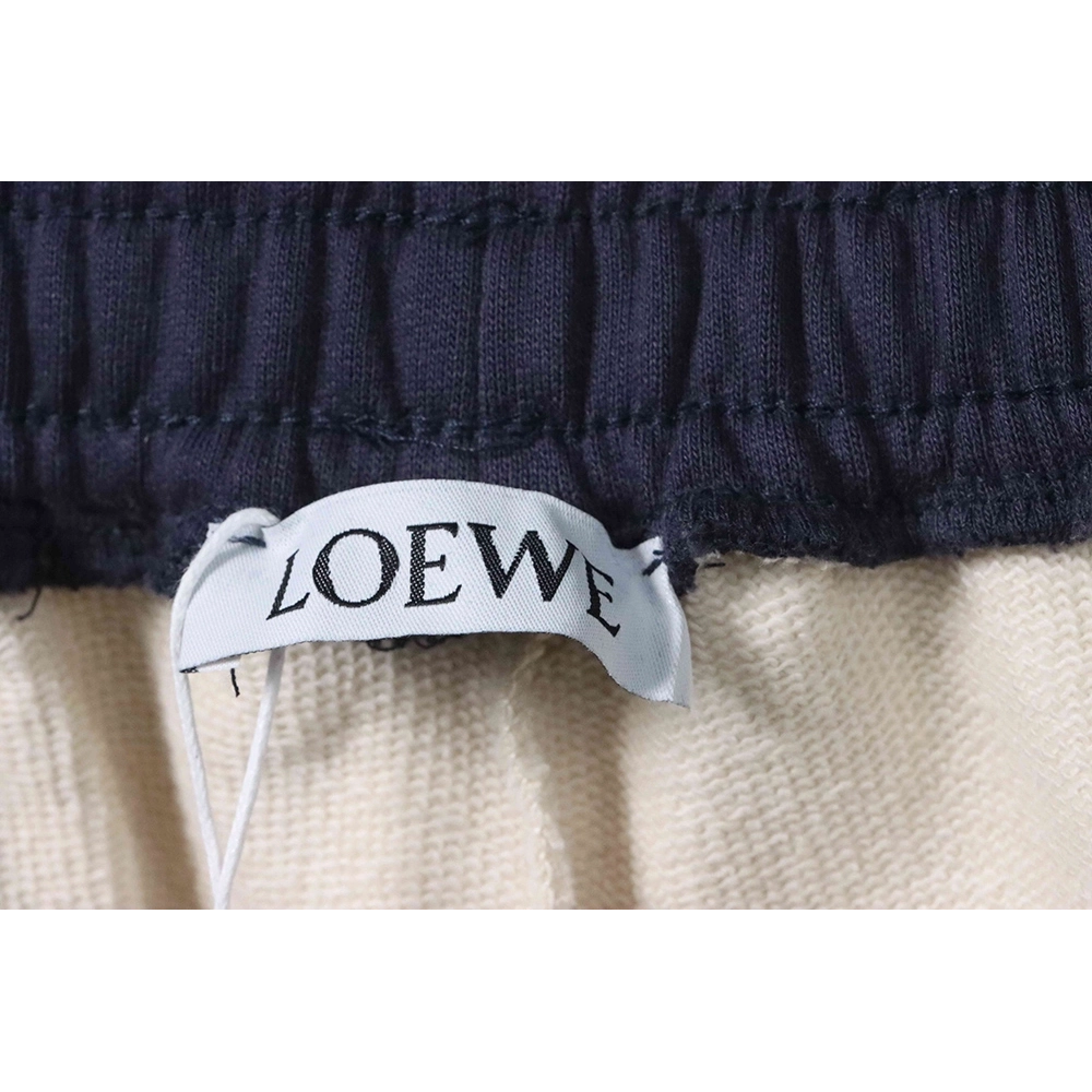 Loewe contrast color stitching shorts,Loewe