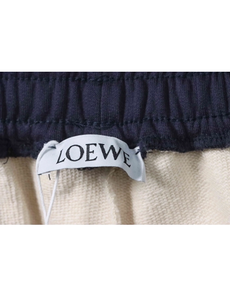 Loewe contrast color stitching shorts,Loewe