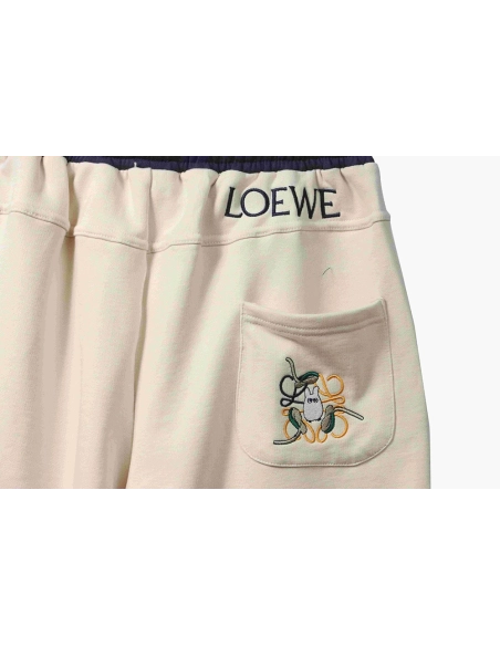 Loewe contrast color stitching shorts,Loewe