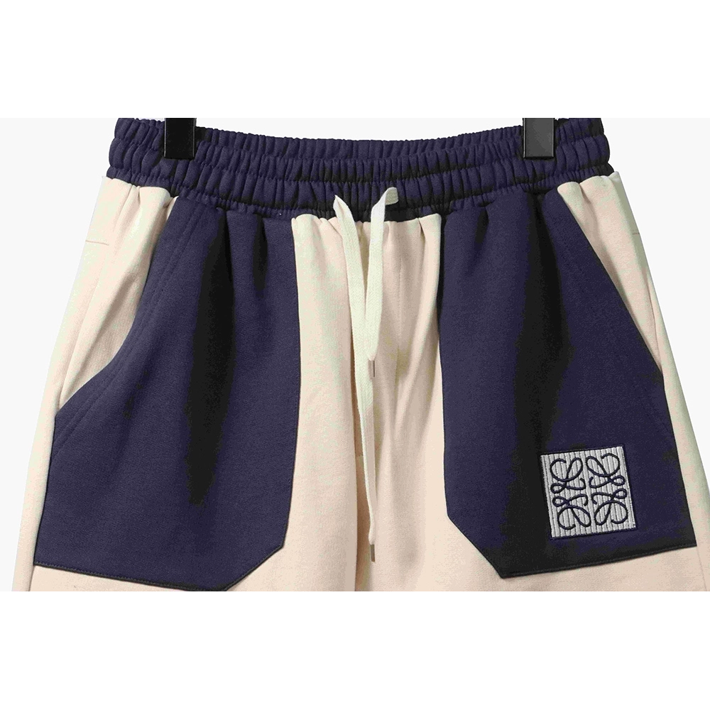 Loewe contrast color stitching shorts,Loewe