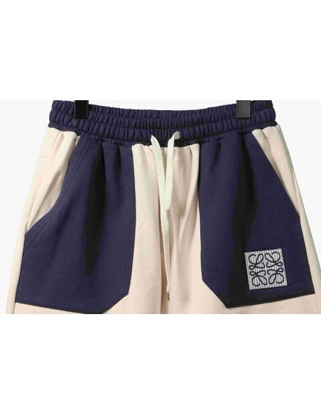 Loewe contrast color stitching shorts,Loewe