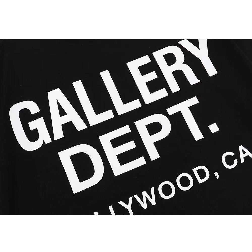 Gallery Dept 21ss English Letters Logo Printed Short Sleeves,Gallery Dept