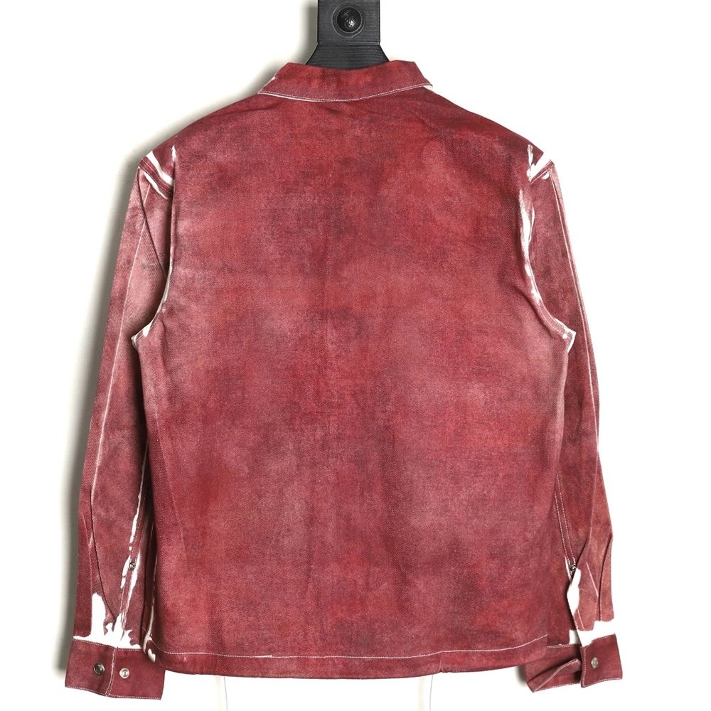 Dior funny dinosaur foot denim shirt jacket,Dior