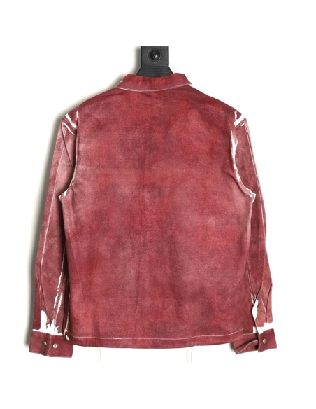 Dior funny dinosaur foot denim shirt jacket,Dior