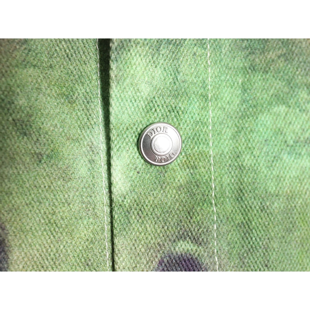 Dior funny dinosaur foot denim shirt jacket,Dior