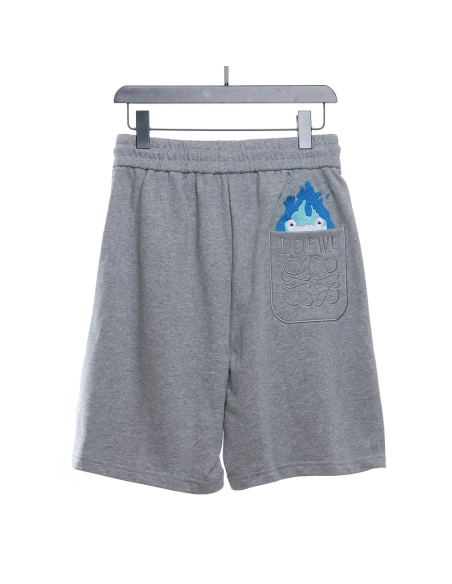 Loewe Blue Flame Pocket Shorts,Loewe