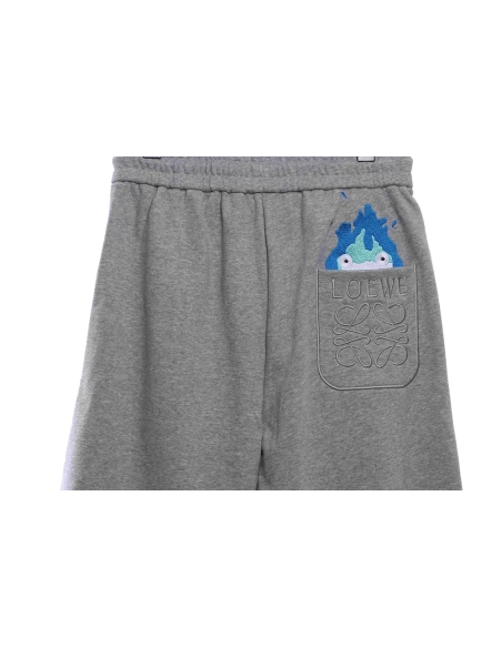 Loewe Blue Flame Pocket Shorts,Loewe