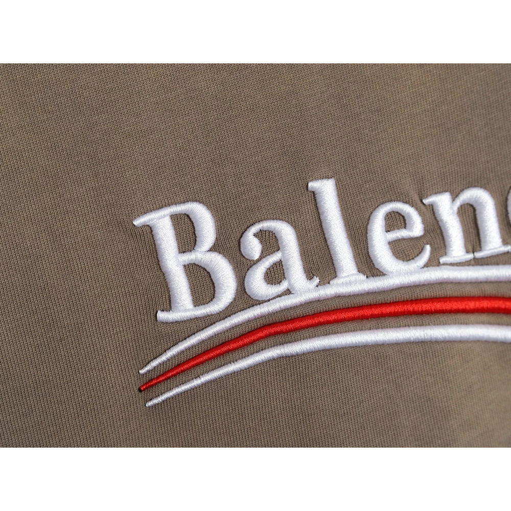 Balenciaga Washed Coke Embroidery Stir-fried Color Ripped Short Sleeve T-Shirt,Balenciaga