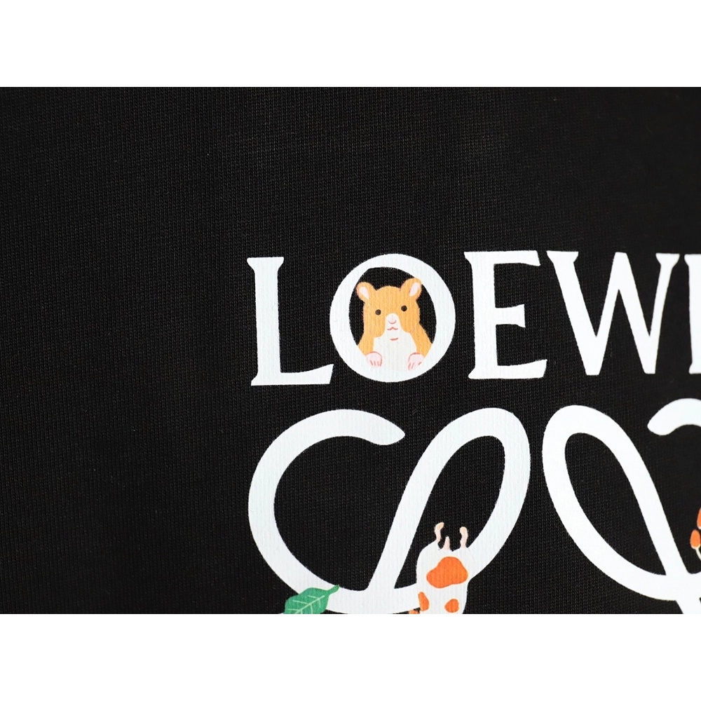 Loewe chest printed logo short sleeves,Loewe T Shirt,Tshirt,APPAREL