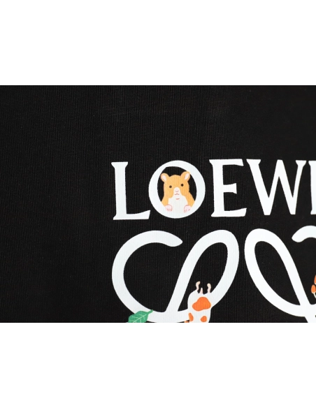 Loewe chest printed logo short sleeves,Loewe T Shirt,Tshirt,APPAREL