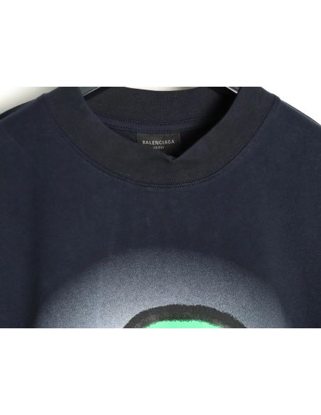 Balenciaga Dissolving Smiley Alien Short Sleeve,Balenciaga T Shirt,Tshirt,APPAREL