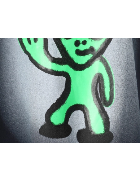 Balenciaga Dissolving Smiley Alien Short Sleeve,Balenciaga T Shirt,Tshirt,APPAREL