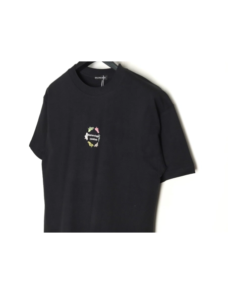 Balenciaga Daddy Shoes Lettering Print Short Sleeve Tshirt,Balenciaga T Shirt,Tshirt,APPAREL