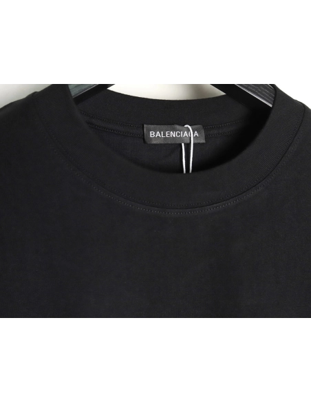 Balenciaga Daddy Shoes Lettering Print Short Sleeve Tshirt,Balenciaga T Shirt,Tshirt,APPAREL
