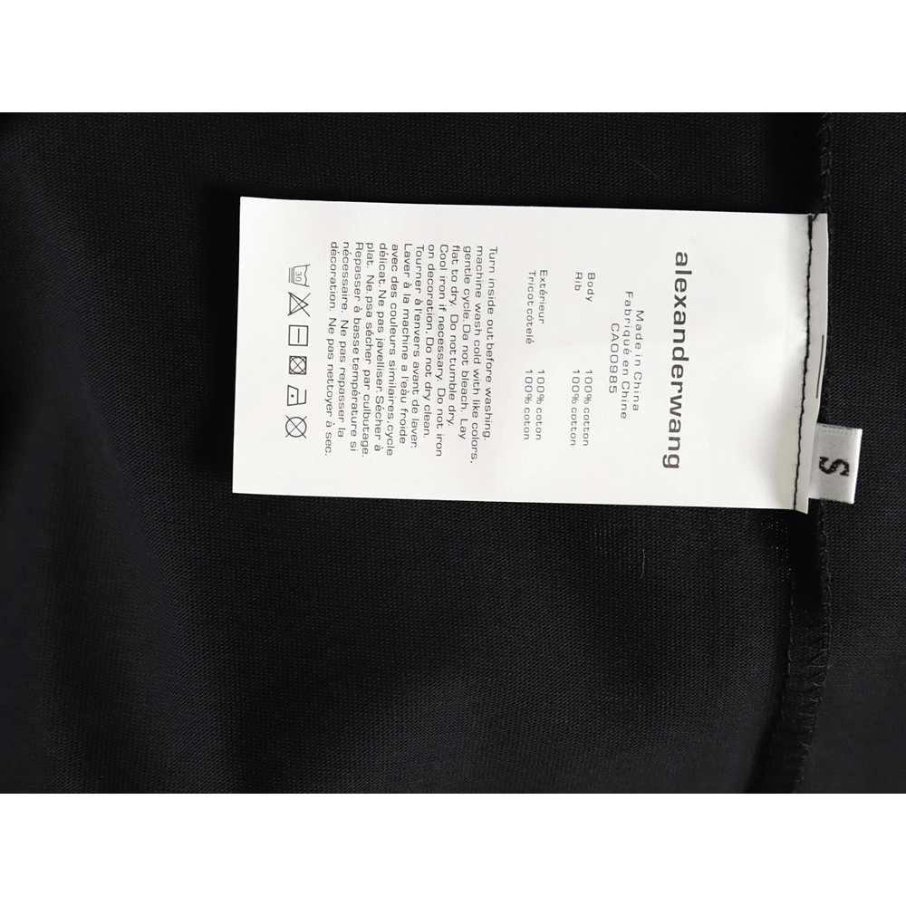 Alexander Wang all over printed lettering short sleeve Tshirt,Alexander Wang T Shirt,Tshirt,APPAREL
