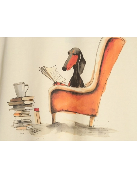 Gucci Reading Puppy High Weight Print Short Sleeve Tshirt,Gucci T Shirt,Tshirt,APPAREL