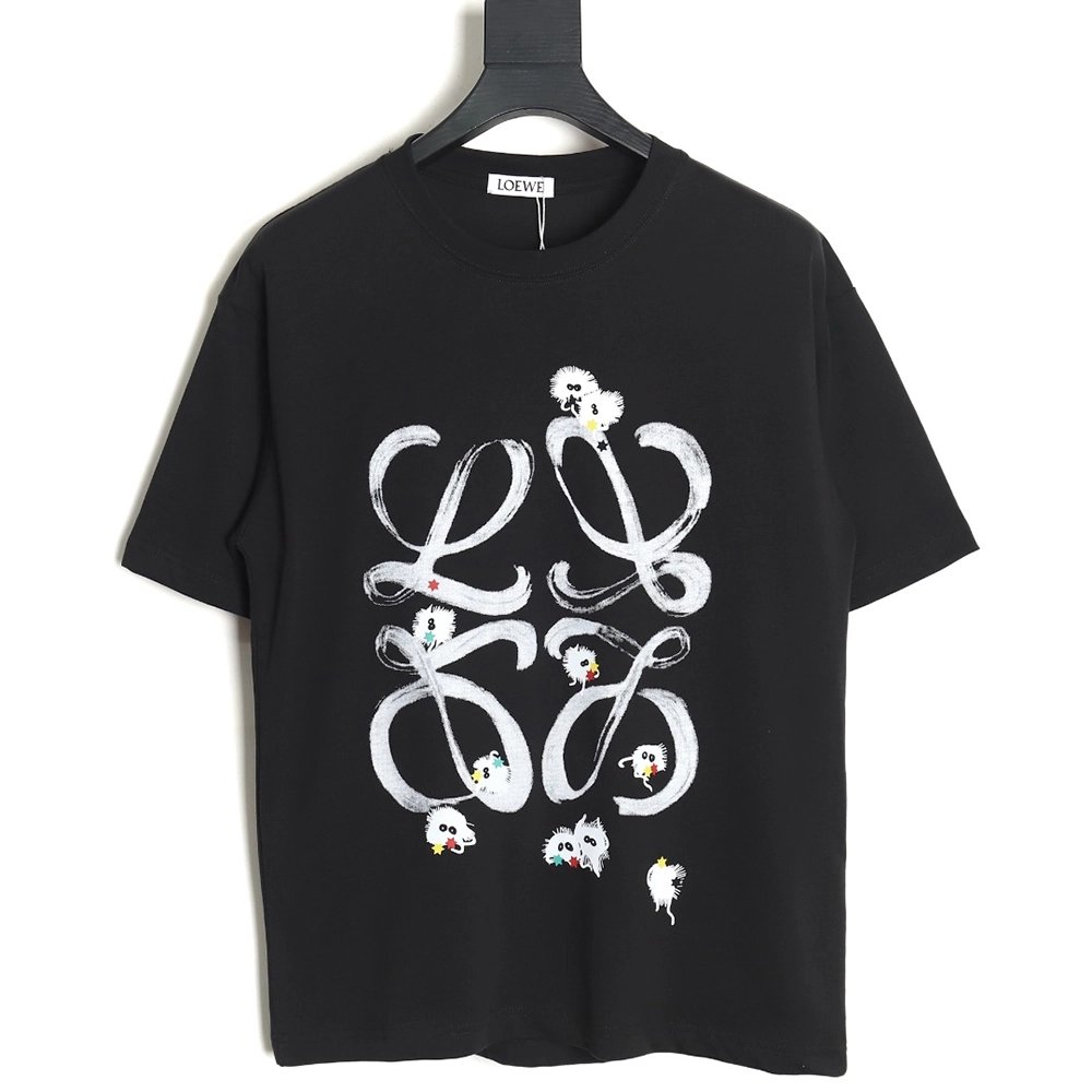 Loewe Briquette Short Sleeve TShirt,Loewe T Shirt,Tshirt,APPAREL