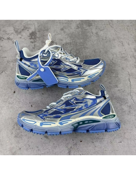 Off White silver blue be right back