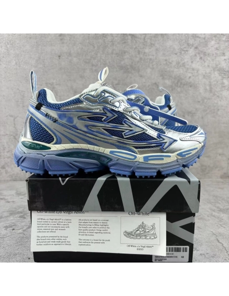 Off White silver blue be right back