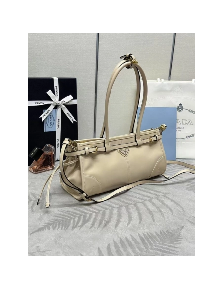 Prada Bonnie medium leather handbag 1BA426 32*15.5*12cm,Prada Bags