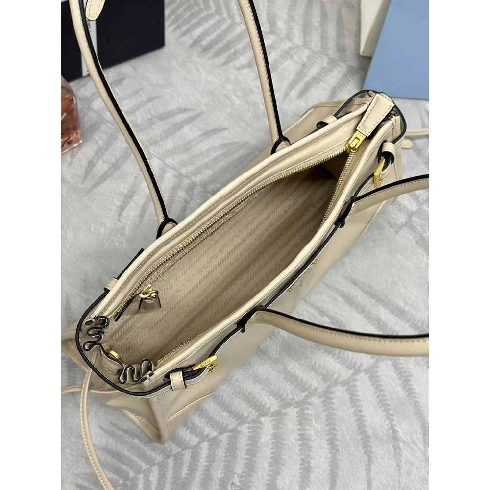 Prada Bonnie medium leather handbag 1BA426 32*15.5*12cm,Prada Bags