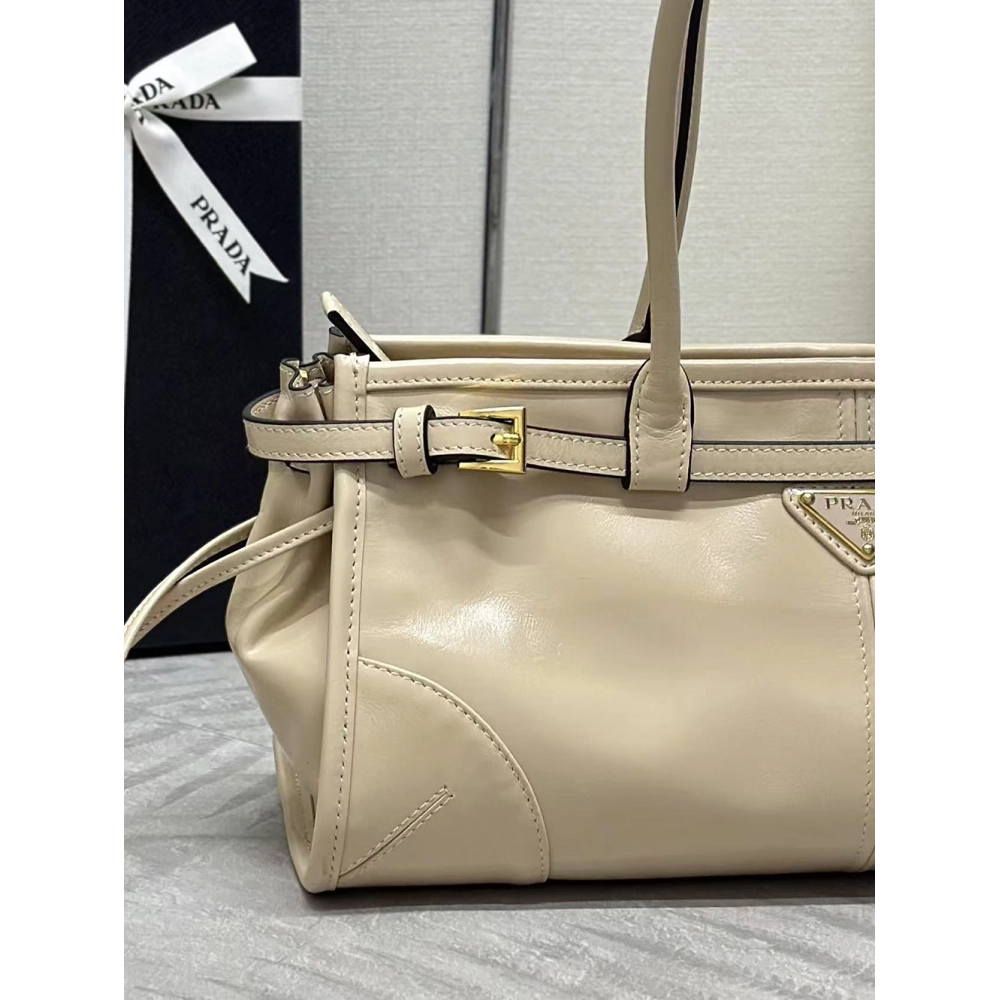 Prada Bonnie medium leather handbag 1BA426 32*15.5*12cm,Prada Bags