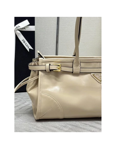 Prada Bonnie medium leather handbag 1BA426 32*15.5*12cm,Prada Bags