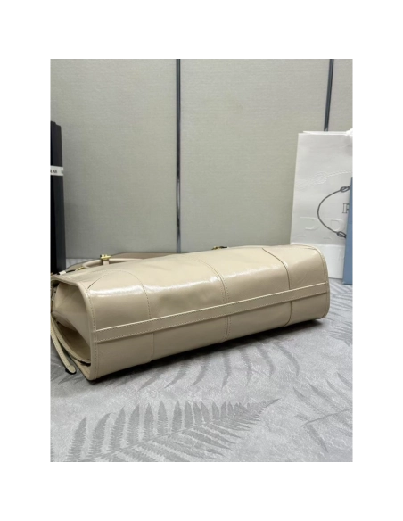 Prada Bonnie large leather handbag 1BA433 38*30*12cm,Prada Bags