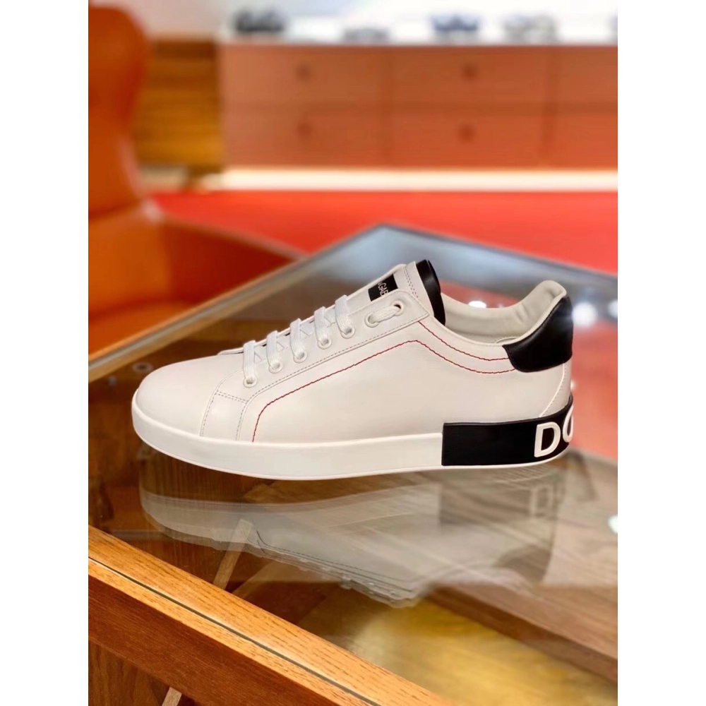 Dolce Gabbana Mens Portofino Sneakers with Black Branded