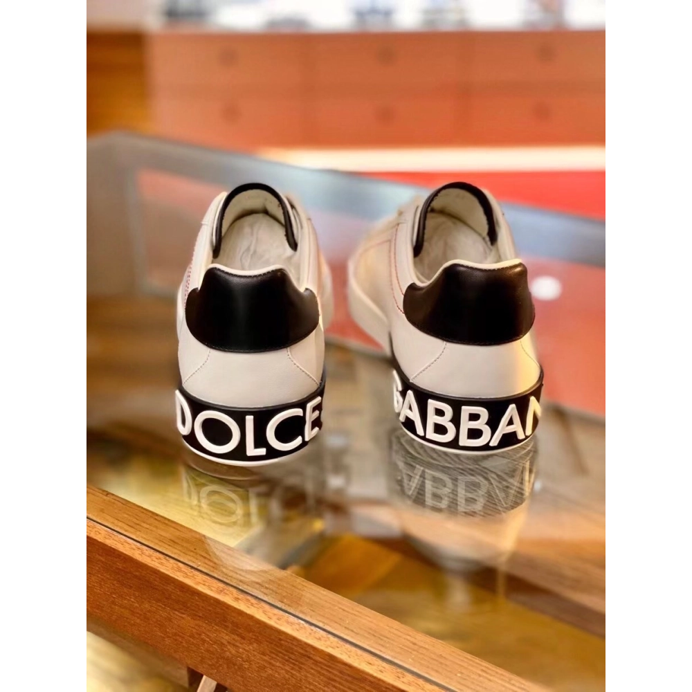 Dolce Gabbana Mens Portofino Sneakers with Black Branded