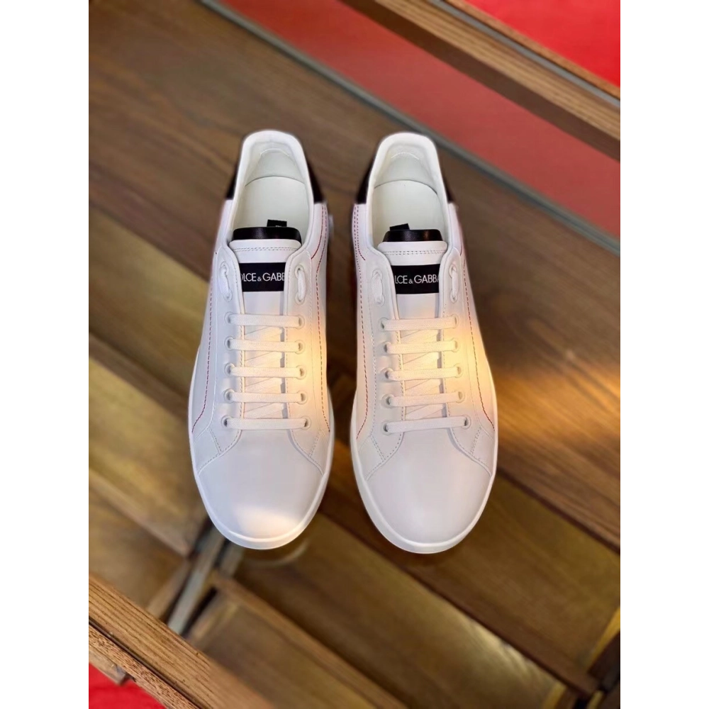 Dolce Gabbana Mens Portofino Sneakers with Black Branded