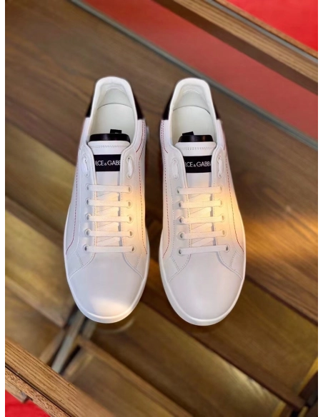 Dolce Gabbana Mens Portofino Sneakers with Black Branded
