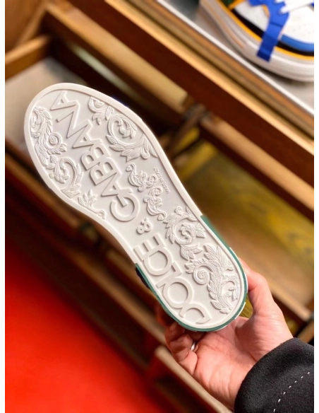 Dolce Gabbana Womens Blue Custom 2.Zero High-top Sneakers