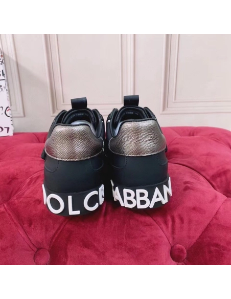 Dolce Gabbana Womens Custom 2.Zero Sneakers Black