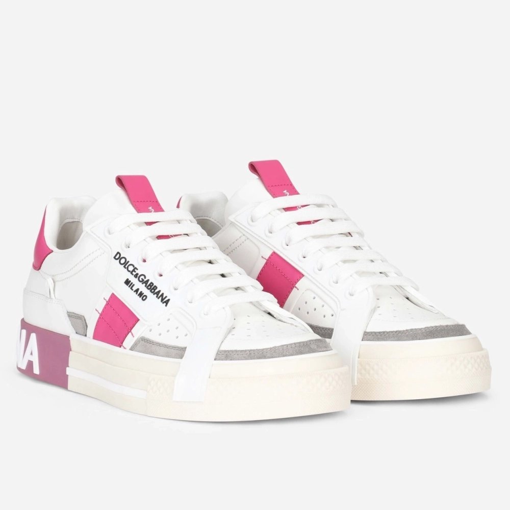 Dolce Gabbana Womens Custom 2.Zero Sneakers Multicolor