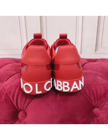 Dolce Gabbana Womens Custom 2.Zero Sneakers Red