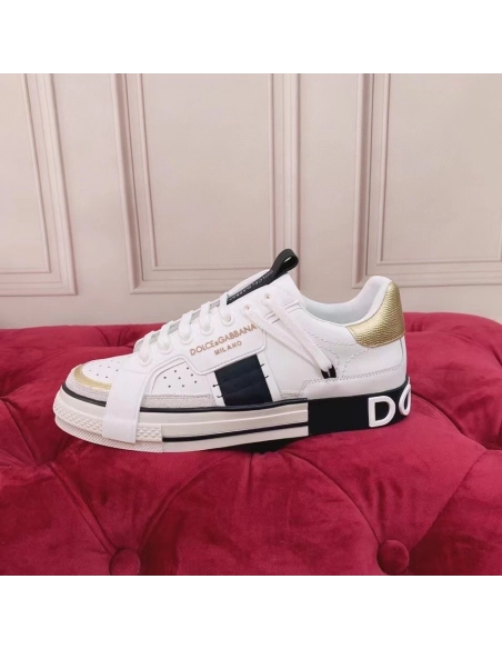 Dolce Gabbana Womens Custom 2.Zero Sneakers White/Black