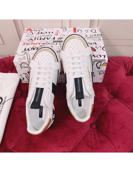 Dolce Gabbana Womens Custom 2.Zero Sneakers White/Black